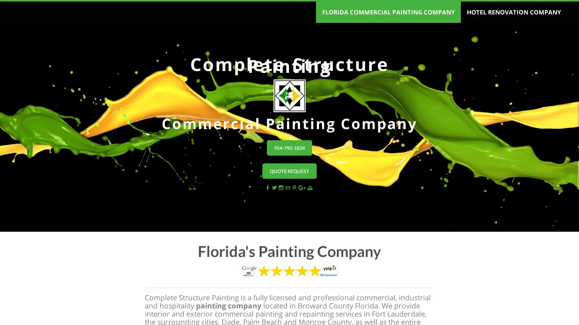 Commercial Painting Fort Lauderdale Florida Painters Complete Structure Painting