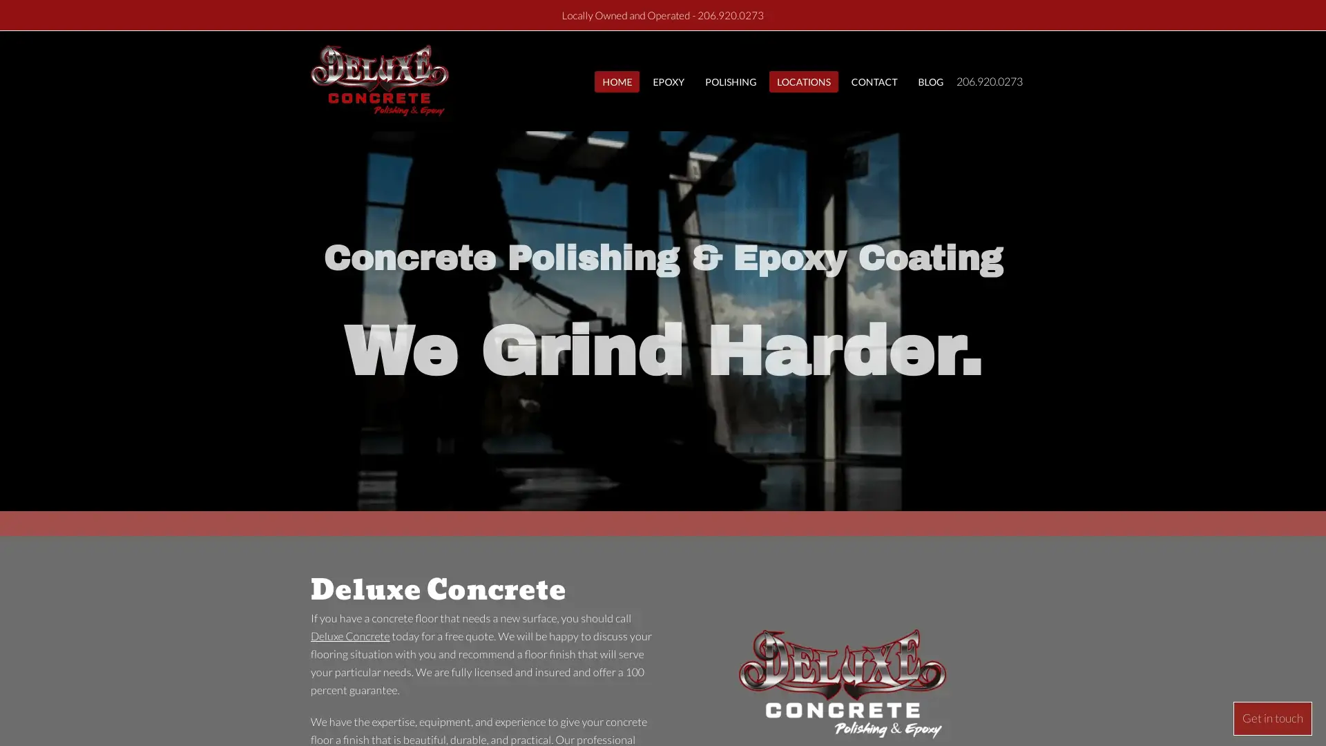 Concrete Polishing and Epoxy Floor Seattle and Tacoma Deluxe Concrete