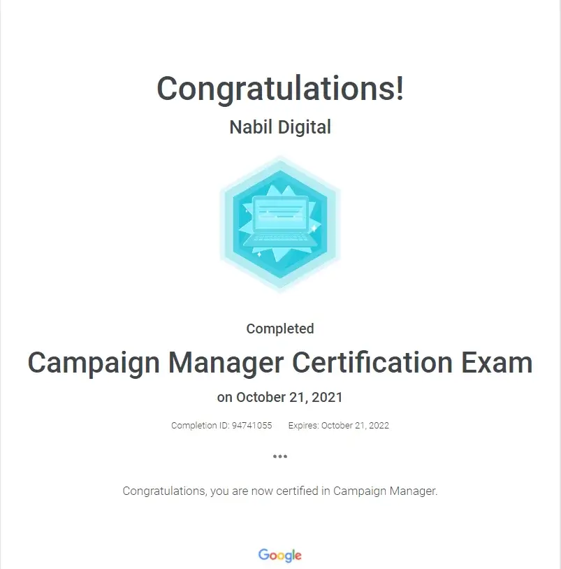 Campaign Manager Certification