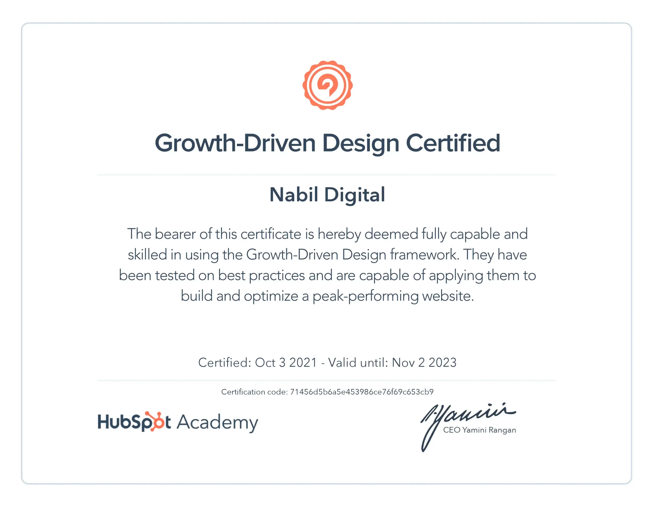 HubSpot Growth-Driven Design